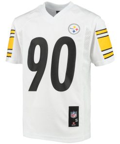 Alternative view of T.J. Watt Pittsburgh Steelers Youth Replica Player Jersey - White