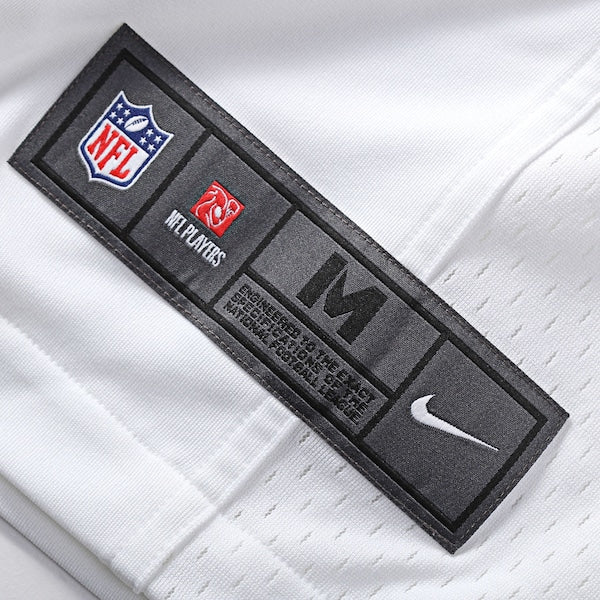 Derek Carr Las Vegas Raiders Nike Game Jersey - White - Image 8