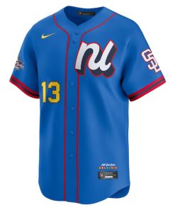 Alternative view of Manny Machado National League Nike 2025 All-Star Edition Limited Player Jersey - Blue