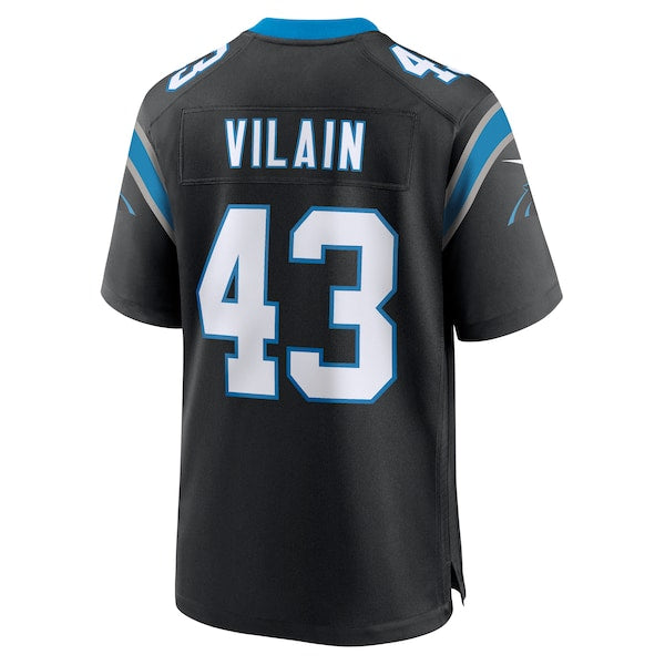 Luiji Vilain Carolina Panthers Nike Game Jersey - Black - Image 3
