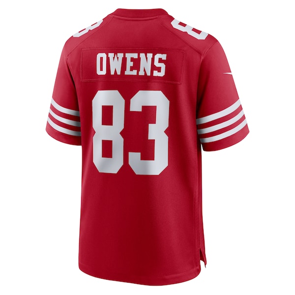Terique Owens San Francisco 49ers Nike Team Game Jersey - Scarlet - Image 3