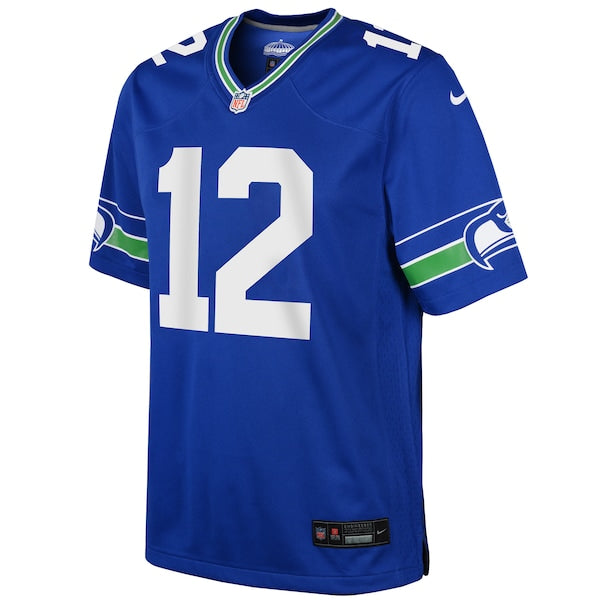 12th Fan Seattle Seahawks Nike Youth Game Jersey - Royal - Image 2