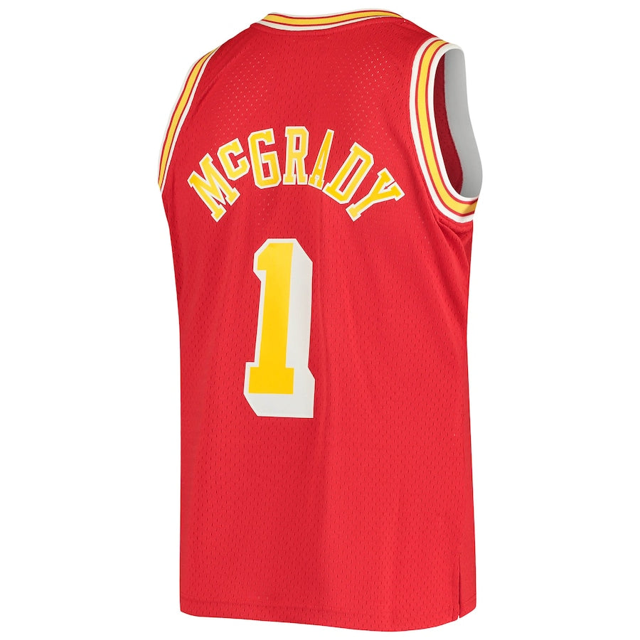 Tracy McGrady Houston Rockets 2001/02 Hardwood Classics Swingman Jersey - Red - Image 2