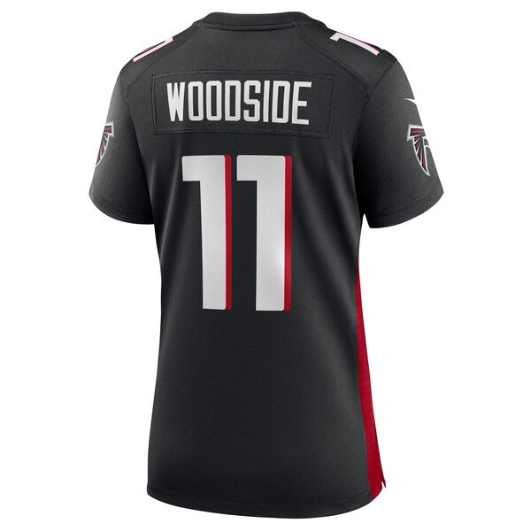Logan Woodside Atlanta Falcons Nike Women's Team Game Jersey - Black - Image 3