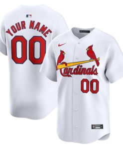 St. Louis Cardinals Nike Youth Home Limited Custom Jersey - White