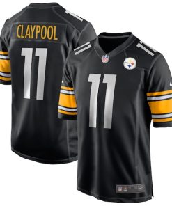Chase Claypool Pittsburgh Steelers Nike Game Jersey - Black