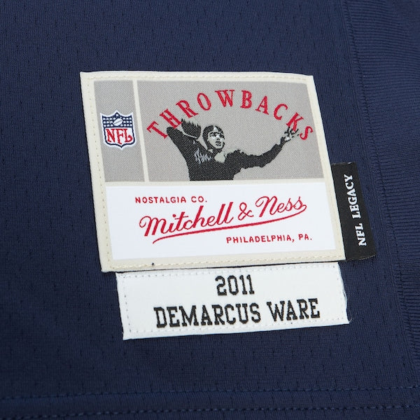 DeMarcus Ware Dallas Cowboys 2011 Alternate Legacy Replica Jersey - Navy/White - Image 6