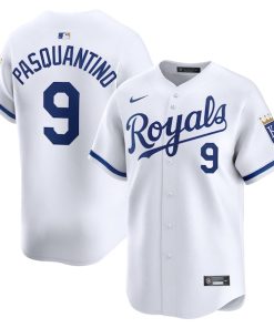 Vinnie Pasquantino Kansas City Royals Nike Home Limited Player Jersey - White