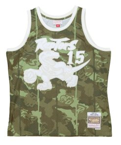 Alternative view of Vince Carter Toronto Raptors Hardwood Classics 1998/99 Ghost Green Swingman Jersey - Camo