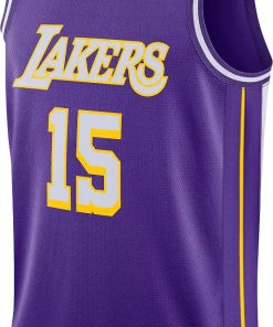 Alternative view of Austin Reaves Los Angeles Lakers Nike Unisex 2025/26 Swingman Jersey - Purple