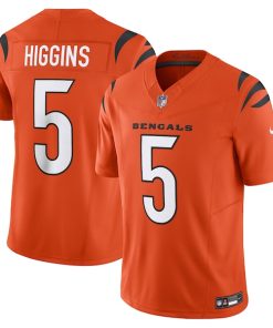 Tee Higgins Cincinnati Bengals Nike Vapor F.U.S.E. Limited Jersey - Orange
