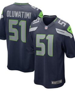 Olusegun Oluwatimi Seattle Seahawks Nike  Game Jersey - College Navy