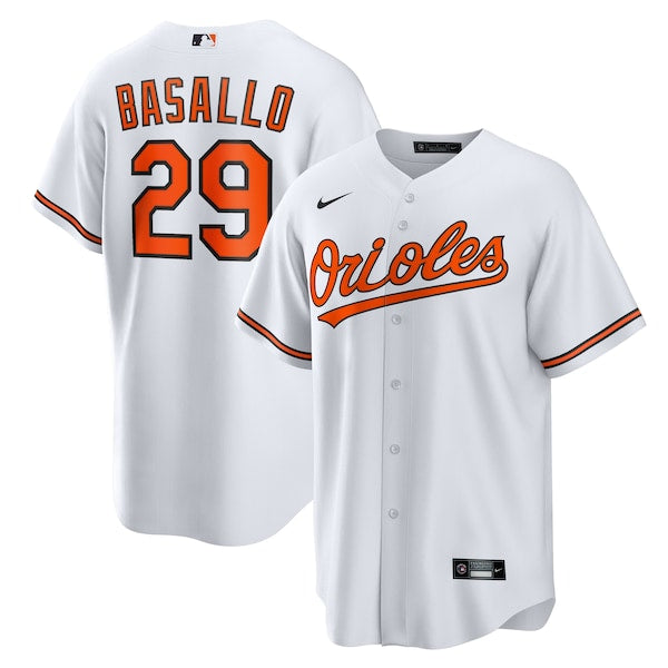 Samuel Basallo Baltimore Orioles Nike Youth Home Replica Jersey - White