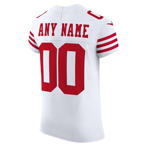 San Francisco 49ers Nike Vapor F.U.S.E. Elite Custom Jersey - White - Image 3