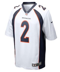 Alternative view of Patrick Surtain II Denver Broncos Nike  Game Jersey - White