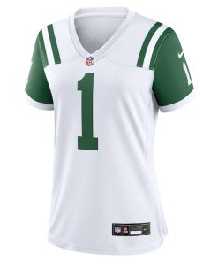 Alternative view of Ahmad Sauce Gardner New York Jets Nike Women's Classic Alternate Game Jersey - White