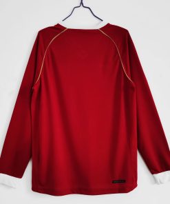 Alternative view of Manchester United Long Sleeve 2006-07 Home Vintage Jersey