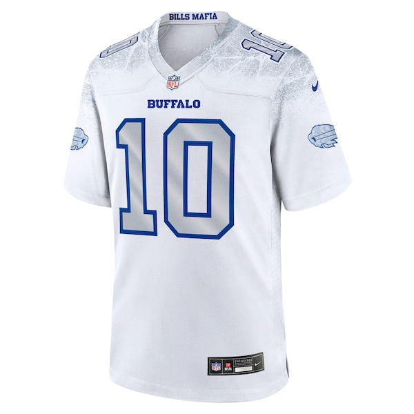 Khalil Shakir Buffalo Bills Nike 2025 Rivalries Collection Game Jersey - White - Image 2