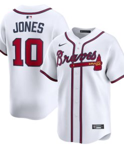 Chipper Jones Atlanta Braves Nike Home Retired Limited Player Jersey - White