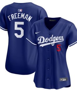 Freddie Freeman Los Angeles Dodgers Nike Women's Alternate Limited Player Jersey?¨C Royal