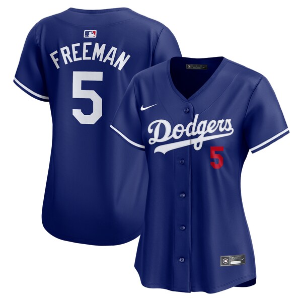 Freddie Freeman Los Angeles Dodgers Nike Women's Alternate Limited Player Jersey?ยจC Royal
