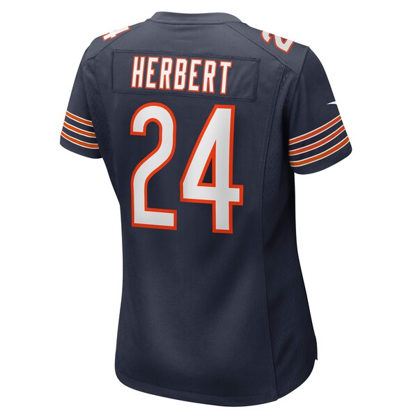 Khalil Herbert Chicago Bears Nike Women's Game Jersey - Navy/Orange - Image 4