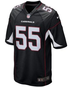 Alternative view of Chandler Jones Arizona Cardinals Nike Game Jersey - Black