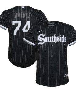 Eloy Jimenez Chicago White Sox Nike Youth City Connect Replica Player Jersey - Black
