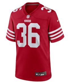 Alternative view of Marques Sigle San Francisco 49ers Nike Team Game Jersey -  Scarlet