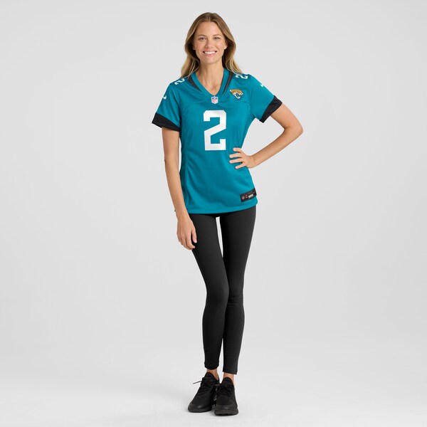 D'Ernest Johnson Jacksonville Jaguars Nike Women's Game Jersey - Teal - Image 4