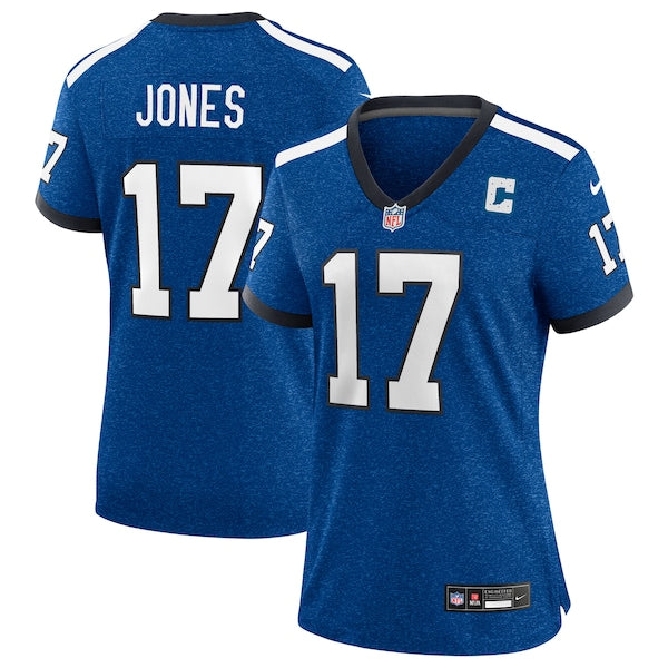 Daniel Jones Indianapolis Colts Nike Women's Alternate 2 Indiana Nights Game Jersey - Heather Royal/Royal