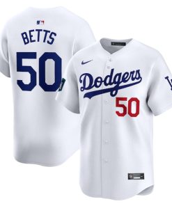 Mookie Betts Los Angeles Dodgers Nike 2024 MLB World Tour Seoul Series Home Limited Player Jersey - White