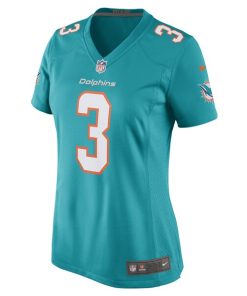 Alternative view of Myles Gaskin Miami Dolphins Nike Women's Game Player Jersey - Aqua