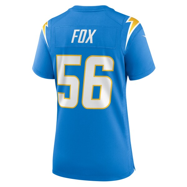 Morgan Fox Los Angeles Chargers Nike Women's Player Game Jersey - Powder Blue - Image 3