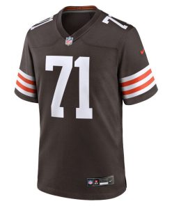 Alternative view of Cornelius Lucas Cleveland Browns Nike Team Game Jersey -  Brown