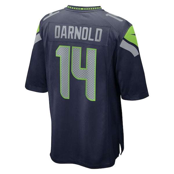 Sam Darnold Seattle Seahawks Nike Youth Game Player Jersey - College Navy - Image 3