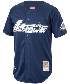 Alternative view of Craig Biggio Houston Astros Cooperstown Collection 1994 Authentic Jersey - Navy