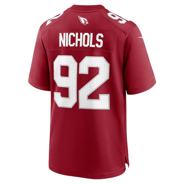 Bilal Nichols Arizona Cardinals Nike Team Game Jersey - Cardinal - Image 4