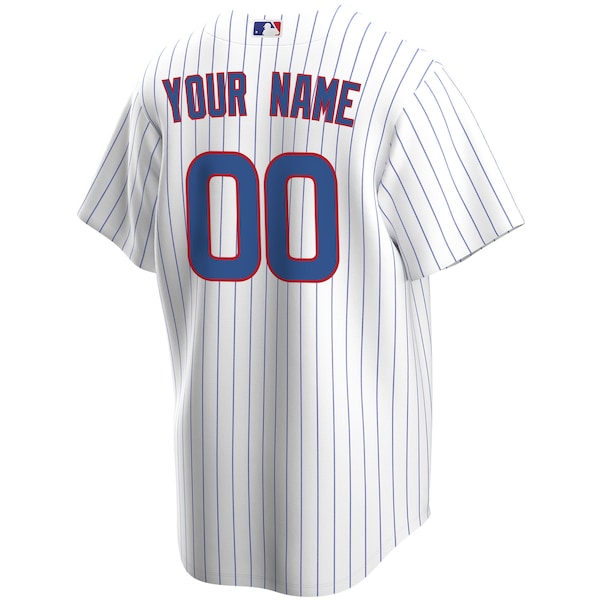 Chicago Cubs Nike Home Replica Custom Jersey - White - Image 3