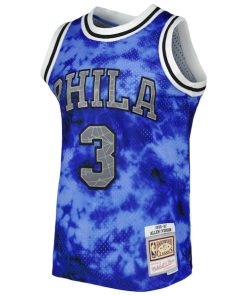 Alternative view of Allen Iverson Philadelphia 76ers 1996/97 Galaxy Swingman Jersey - Royal