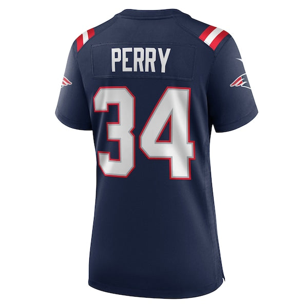 Mark Perry New England Patriots Nike Women's Team Game Jersey - Navy - Image 4