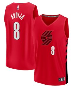 Deni Avdija Portland Trail Blazers  Youth Fast Break Player Jersey - Statement Edition - Red