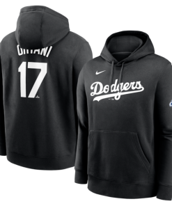 Shohei Ohtani Los Angeles Dodgers Nike 2025 World Series Champions Name & Number Hoodie - Black