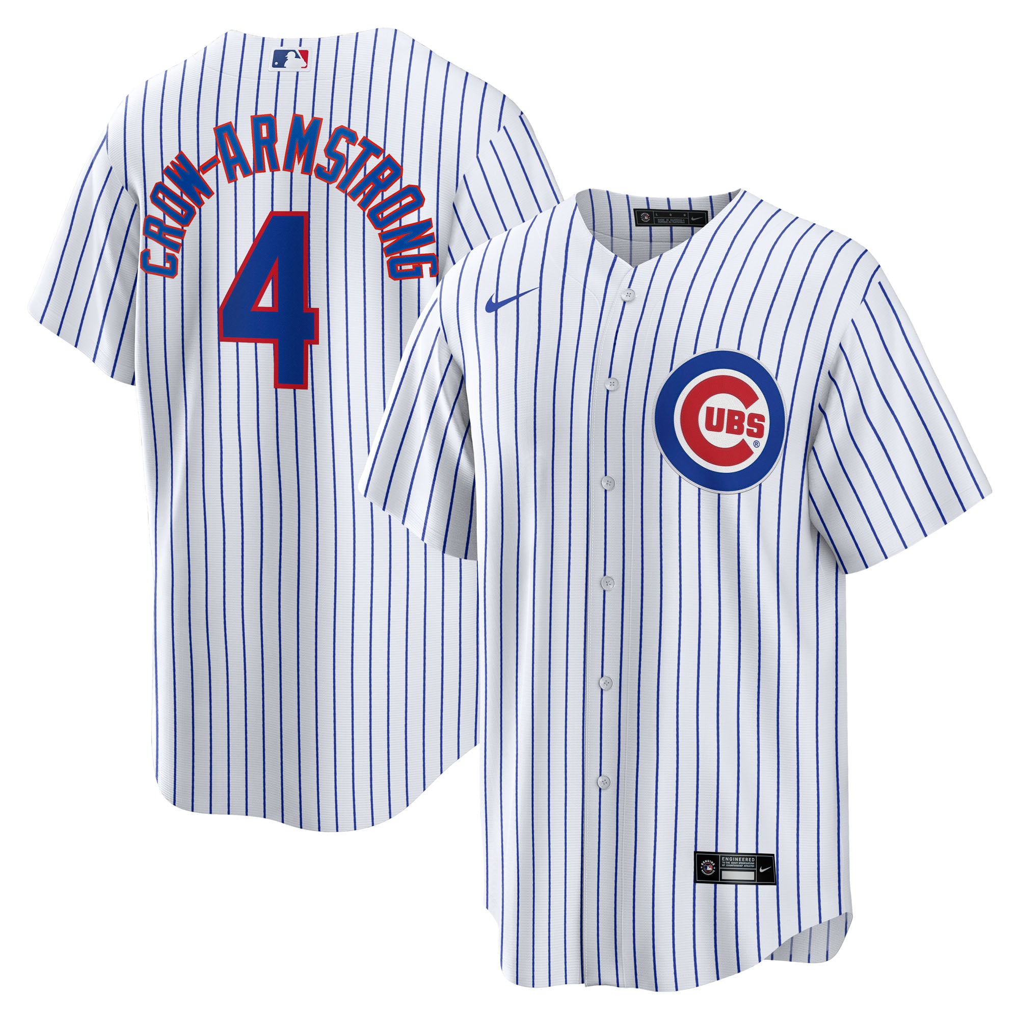 Pete Crow-Armstrong Chicago Cubs Nike Alternate Replica Jersey - Royal/White - Image 2