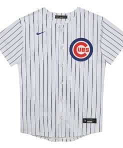 Alternative view of Chicago Cubs Preschool Home Blank Replica Jersey - White