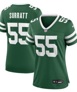 Chazz Surratt New York Jets Nike Women's Team Game Jersey - Legacy Green