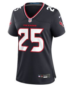 Alternative view of Russ Yeast Houston Texans Nike Women's Team Game Jersey -  Navy