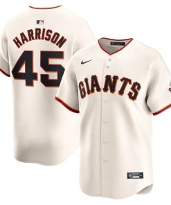Kyle Harrison San Francisco Giants Nike Home Limited Player Jersey - Cream
