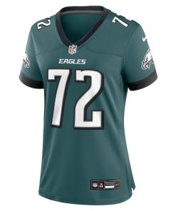 Alternative view of Darian Kinnard Philadelphia Eagles Nike Women's Team Game Jersey - Midnight Green