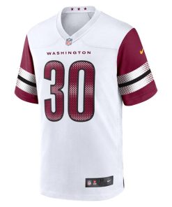 Alternative view of Austin Ekeler Washington Commanders Nike Game Jersey -  White